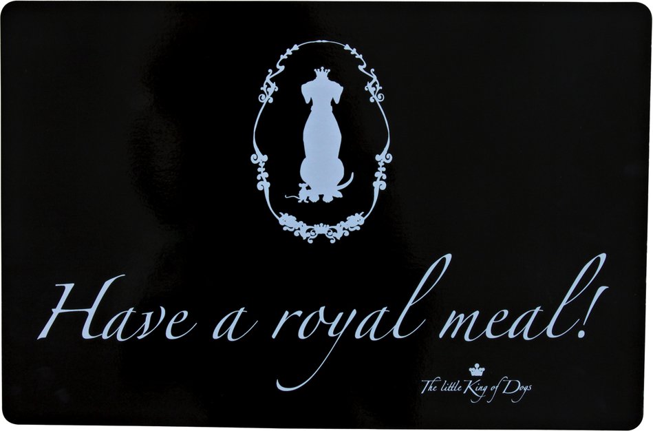 Trixie Napfunterlage Hundekönig - L 44 x B 28 cm