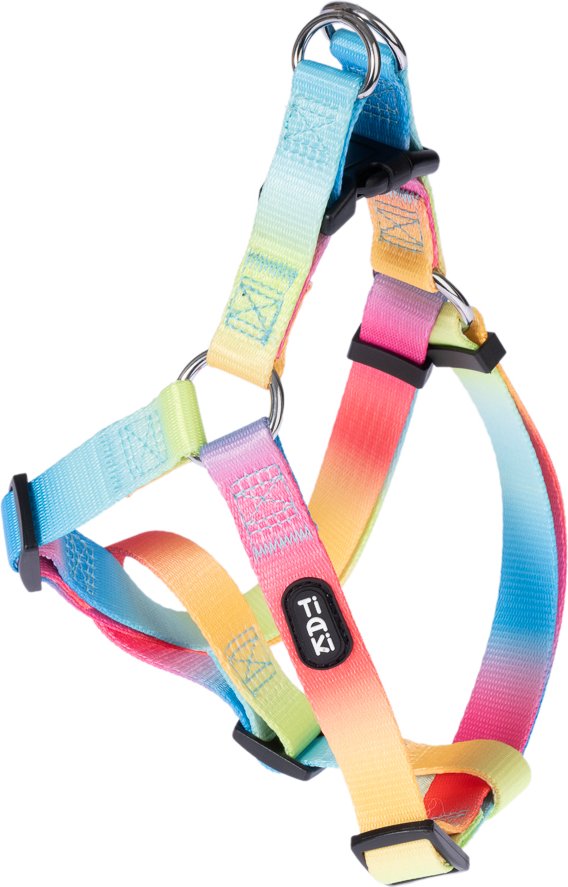 TIAKI Geschirr Rainbow - Größe M 50 - 70 cm Brustumfang
