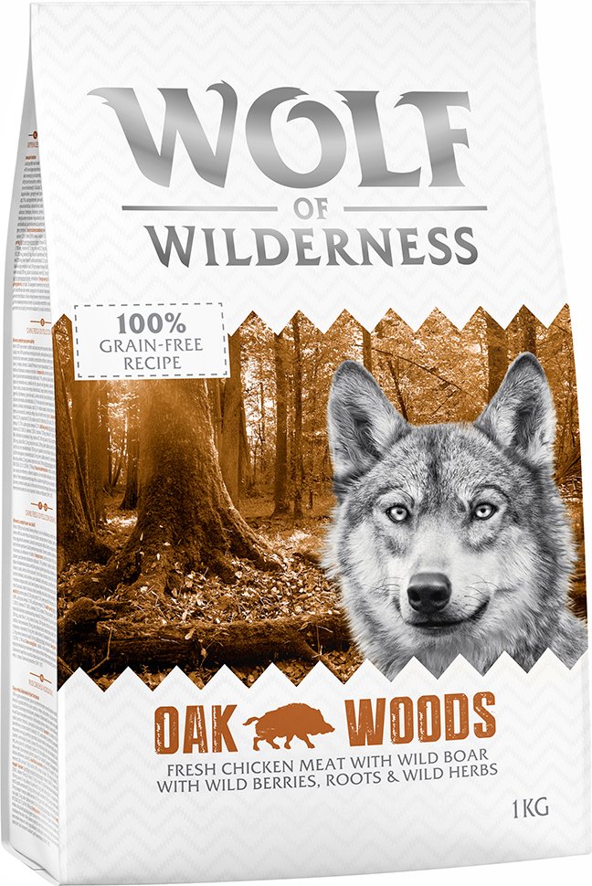 Wolf of Wilderness Adult "Oak Woods" Wildschwein - getreidefrei - 1 kg