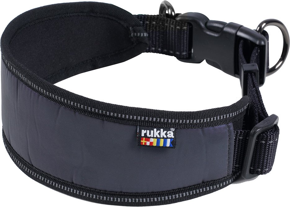 Thumbnail - Rukka® Luminous Soft Halsband - Größe L: 45 - 70 cm Halsumfang, 30 mm breit