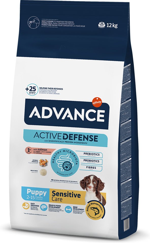 Advance Puppy Sensitive mit Lachs - Sparpaket: 2 x 12 kg