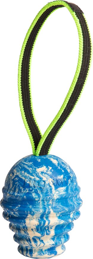 Julius-K9 Duoplay Antibakterieller Hundeball - Groß: Ø 8,5 x L 11,5 cm