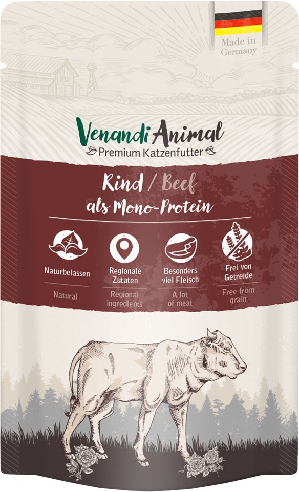 Sparpaket Venandi Animal Monoprotein 24 x 125 g - Rind