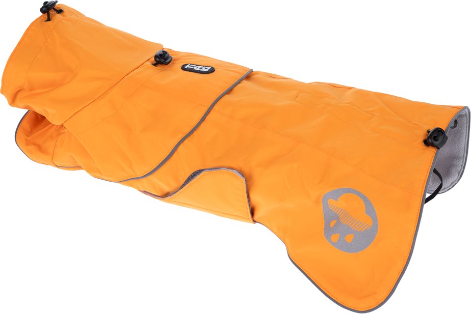 TIAKI Hunderegenmantel Saffron - Rückenlänge: 50 cm