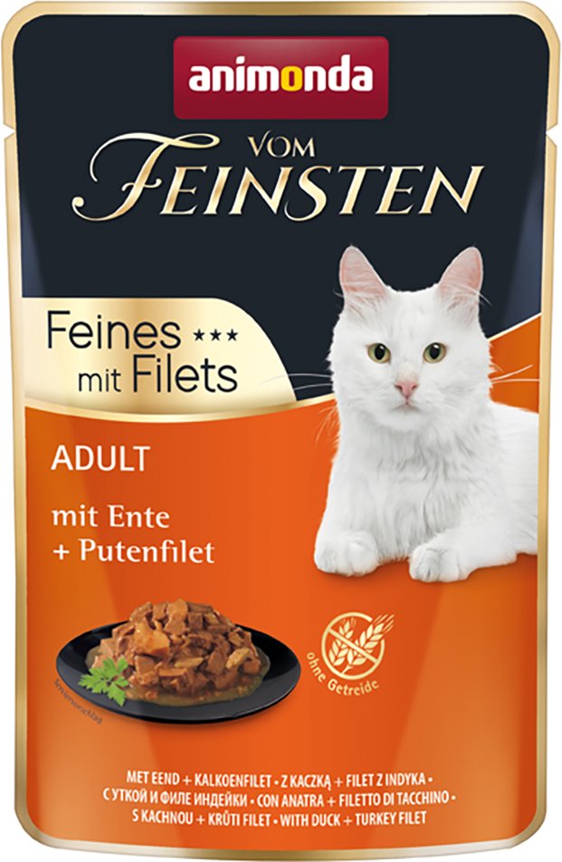 animonda Vom Feinsten Adult 18 x 85 g - mit Ente & Putenfilet