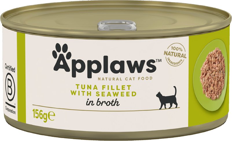 Sparpaket Applaws in Brühe 24 x 156 g - Thunfisch & Seetang