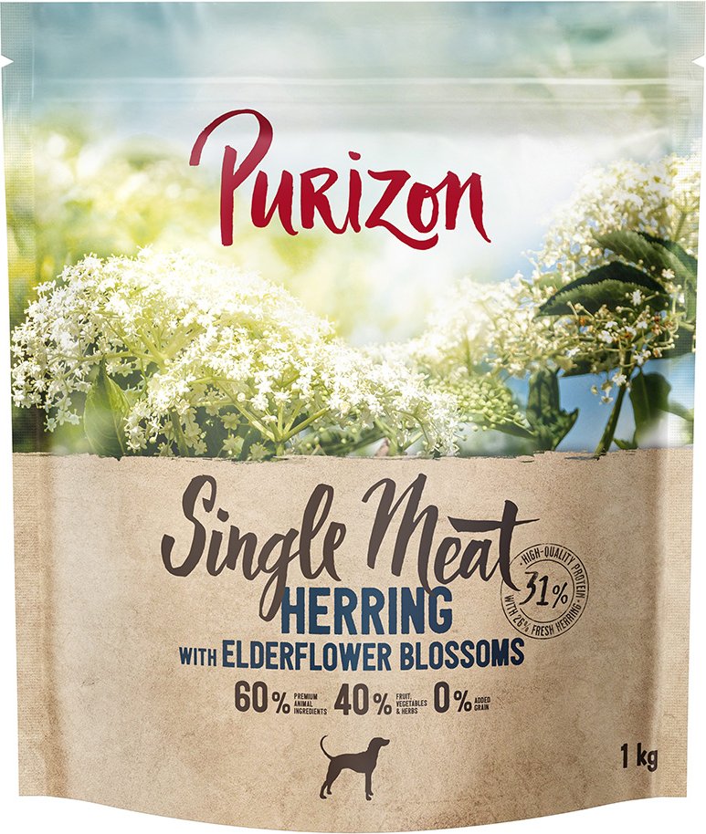 Purizon Single Meat Hering mit Holunderblüten - 1 kg