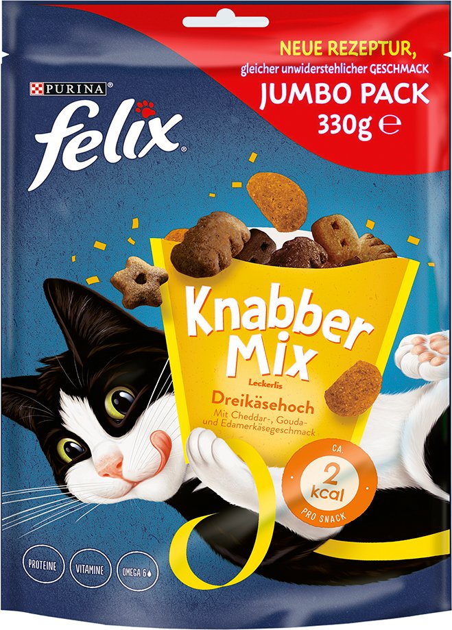 Thumbnail - Felix KnabberMix Maxipack - Dreikäsehoch (2 x 330 g)