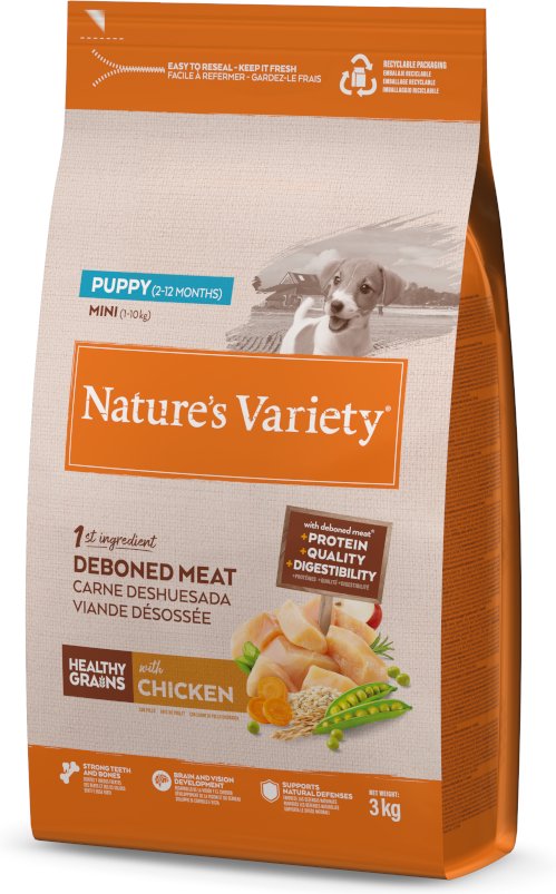 Nature's Variety Healthy Grains Puppy Mini Huhn - 3 kg