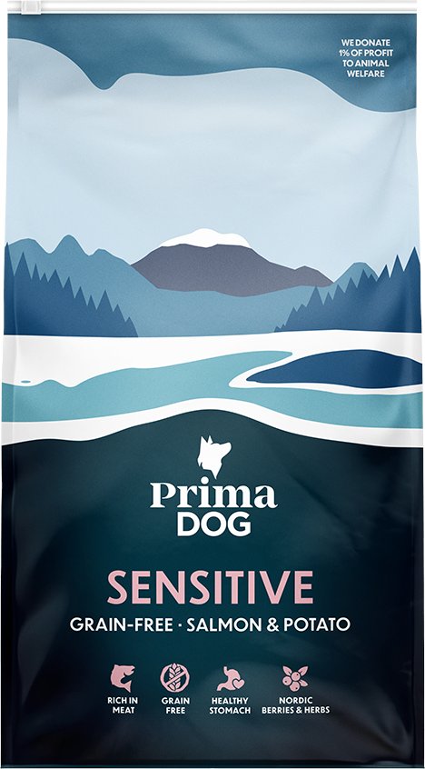 PrimaDog Adult Sensitive Getreidefrei Lachs & Kartoffel - 10 kg