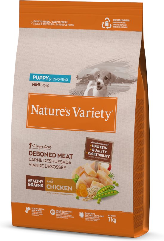 Nature's Variety Healthy Grains Puppy Mini Huhn - 7 kg
