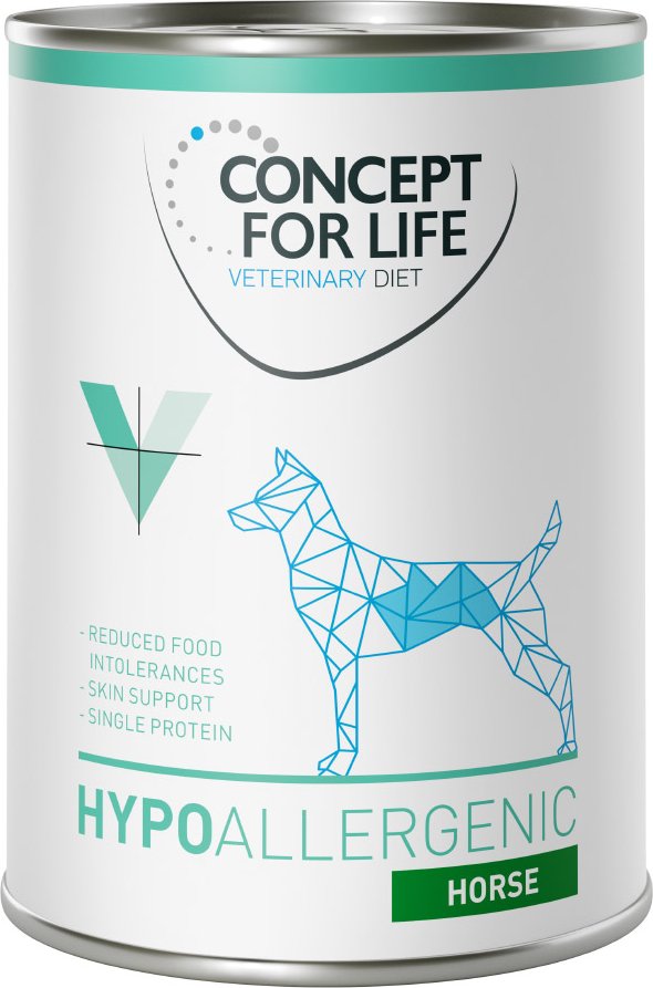 Concept for Life Veterinary Diet Hypoallergenic Pferd Hundefutter - 6 x 400 g