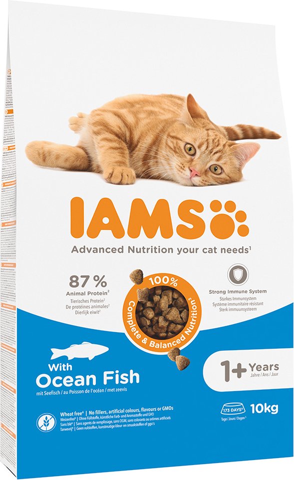 Thumbnail - Sparpaket IAMS 2 x Großgebinde - Ausgewachsene Katzen Seefisch - 2 x 10 kg
