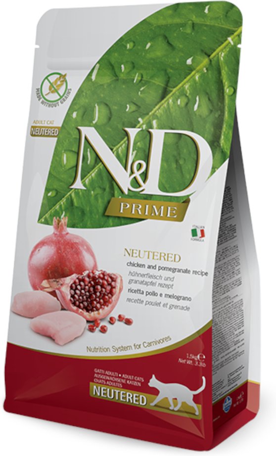 Farmina N&D getreidefrei Neutered mit Huhn & Granatapfel - 5 kg