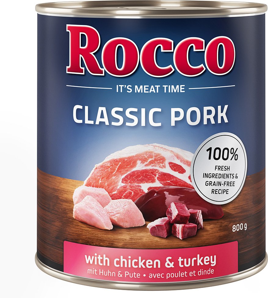 Rocco Classic Pork 6 x 800 g Huhn & Pute