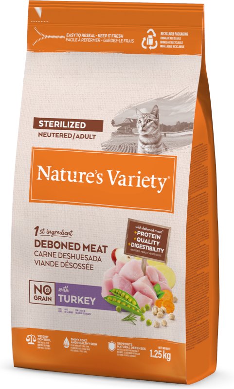 Nature's Variety No Grain Sterilized Adult Truthahn - Sparpaket: 2 x 1,25 kg