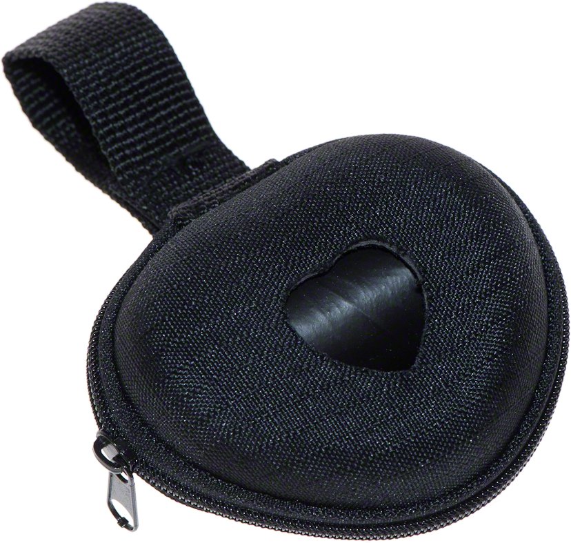 Kotbeutelspender Herz schwarz inklusive Rolle - Beutelspender inkl. Rolle, L 7 x B 8 cm