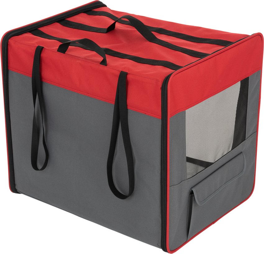Thumbnail - Transporthütte First Class Basic - B 66 x T 96,5 x H 73,5 cm, rot/grau (Größe XL)