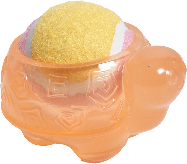 Bobby Hundespielzeug Carapace - orange: L 8,6 x B 10,6 x H 6,6 cm