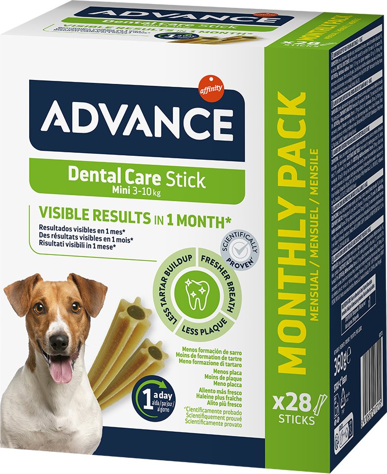 Advance Dog Dental Mini Sticks - Sparpaket: 2 x 360 g