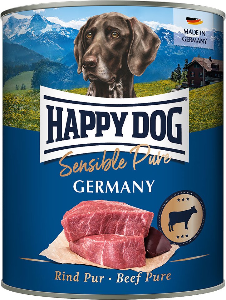 Sparpaket Happy Dog Sensible Pure 12 x 800 g - Germany (Rind Pur)