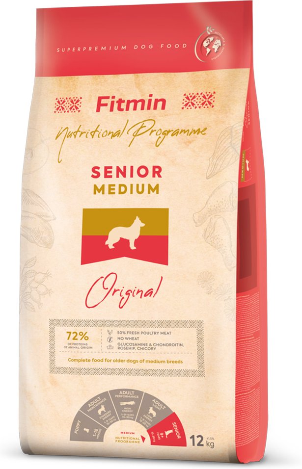 Fitmin Program Medium Senior - Sparpaket: 2 x 12 kg