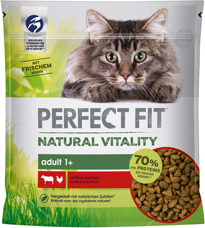 Perfect Fit Natural Vitality Adult 1+ Rind und Huhn - Sparpaket: 6 x 650 g