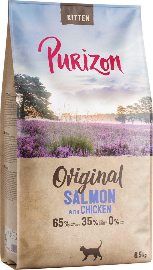 Purizon Kitten Lachs mit Huhn - getreidefrei - NEU Sparpaket: 2 x 6,5 kg