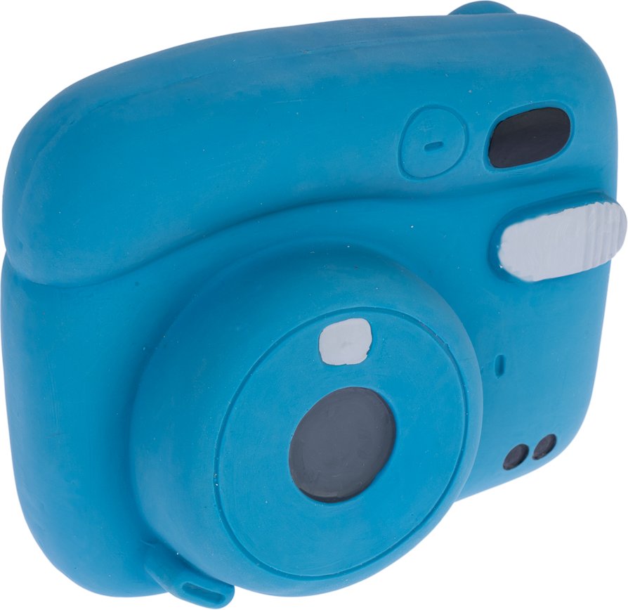 TIAKI Hundespielzeug Latex Polaroid-Kamera - L 12,5 x B 10,5 x H 6 cm