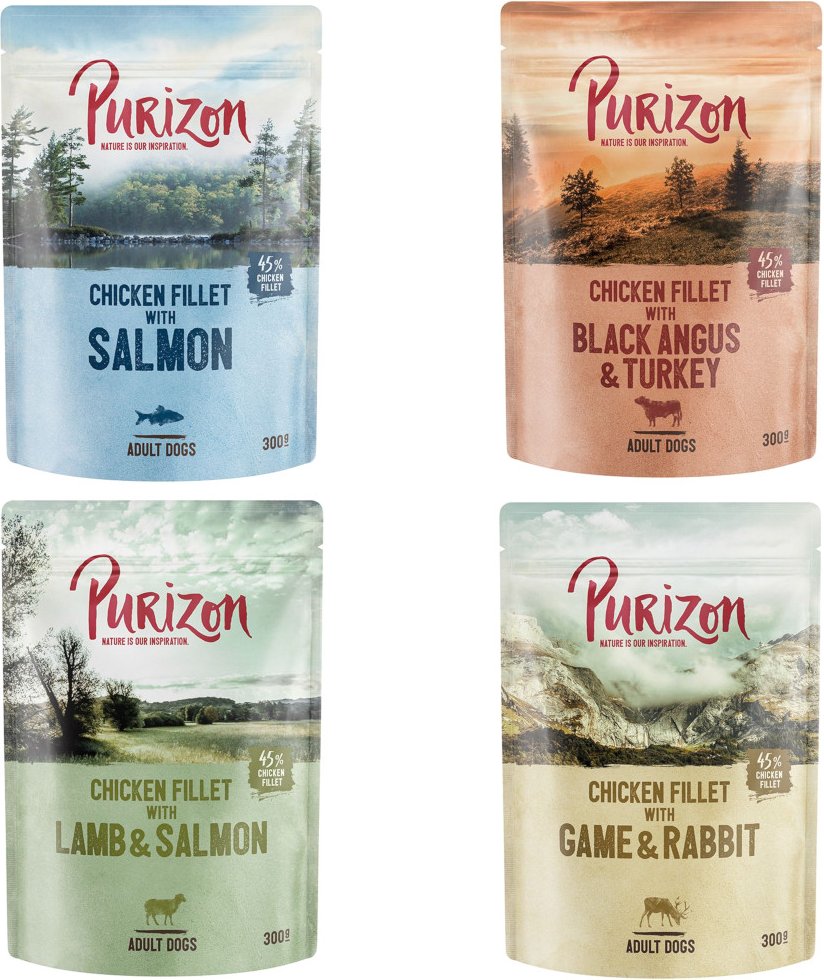 Purizon Original Adult 6 x 300 g - Mixpaket 4 Sorten