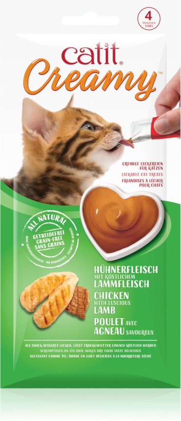 Catit Creamy 4 x 10 g - Huhn & Lamm