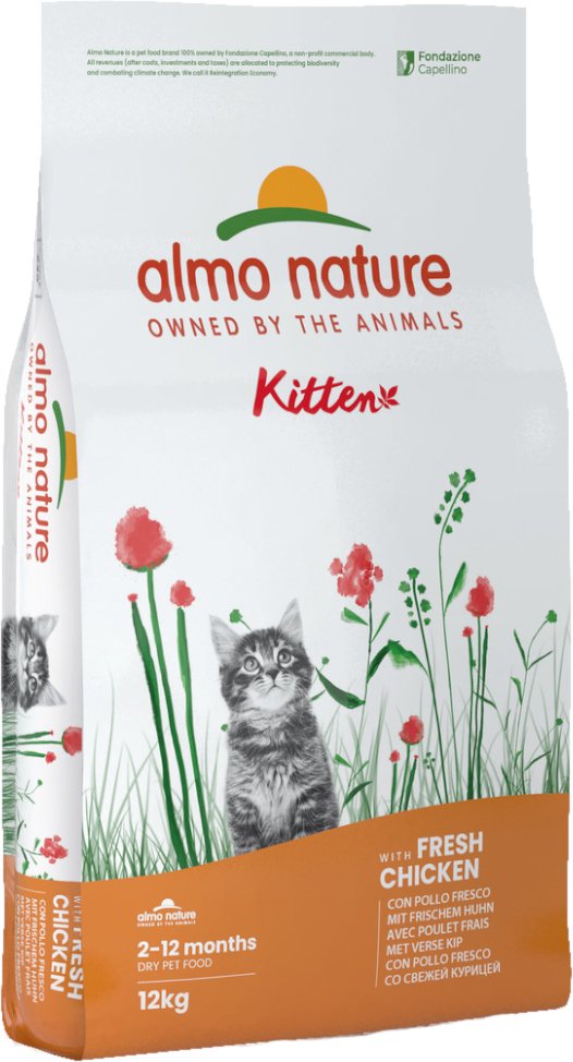 Almo Nature Holistic Kitten Huhn & Reis - 12 kg