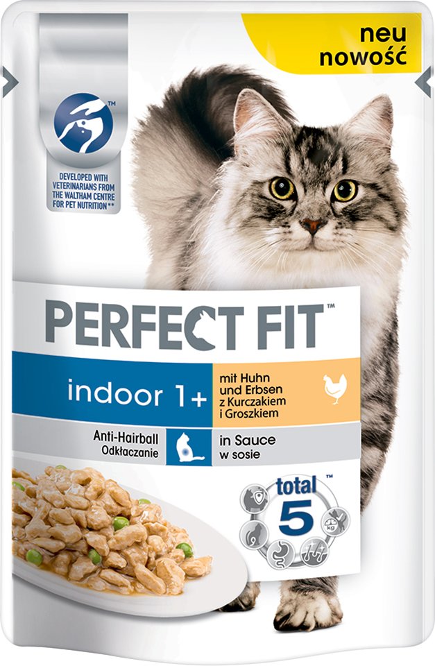 Thumbnail - Perfect Fit Indoor 1+ - Huhn & Erbsen (12 x 85 g)
