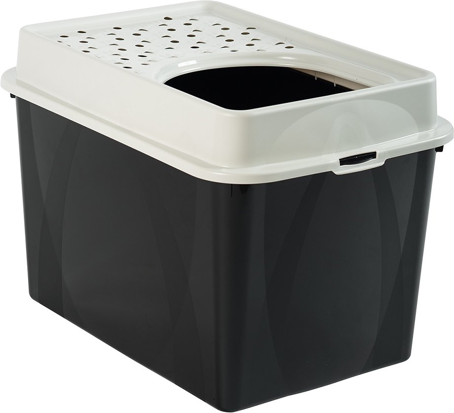 Rotho MyPet Katzentoilette Eco BERTY - schwarz