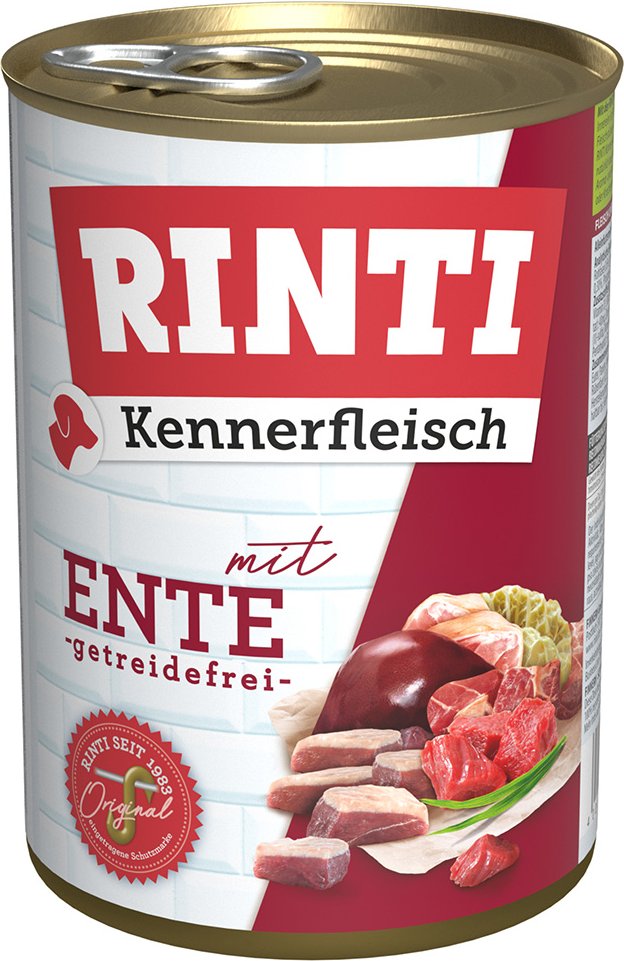 Sparpaket RINTI Kennerfleisch 24 x 400 g - Ente