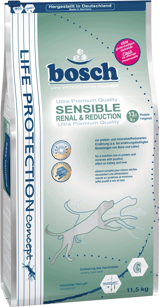 Sparpaket bosch Life Protection Concept 2 x Großgebinde - Sensible Renal & Reduction (2 x 11,5 kg)