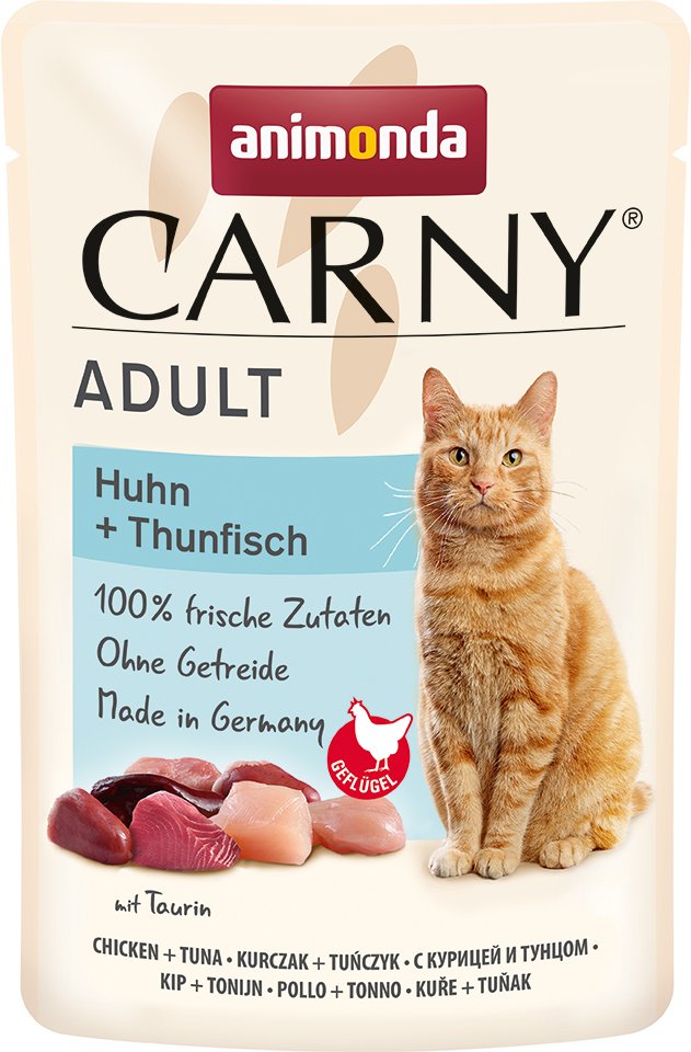 animonda Carny Pouch 12 x 85 g - Huhn & Thunfisch
