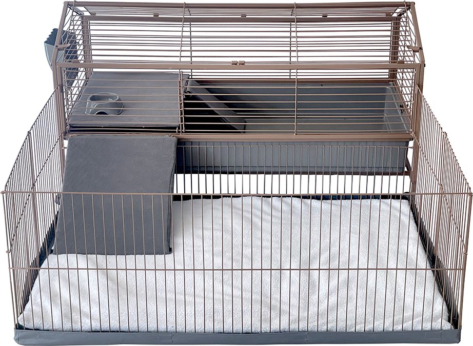 TIAKI Kleintierheim Chalet 120 - L 148 x B 123 x H 64 cm