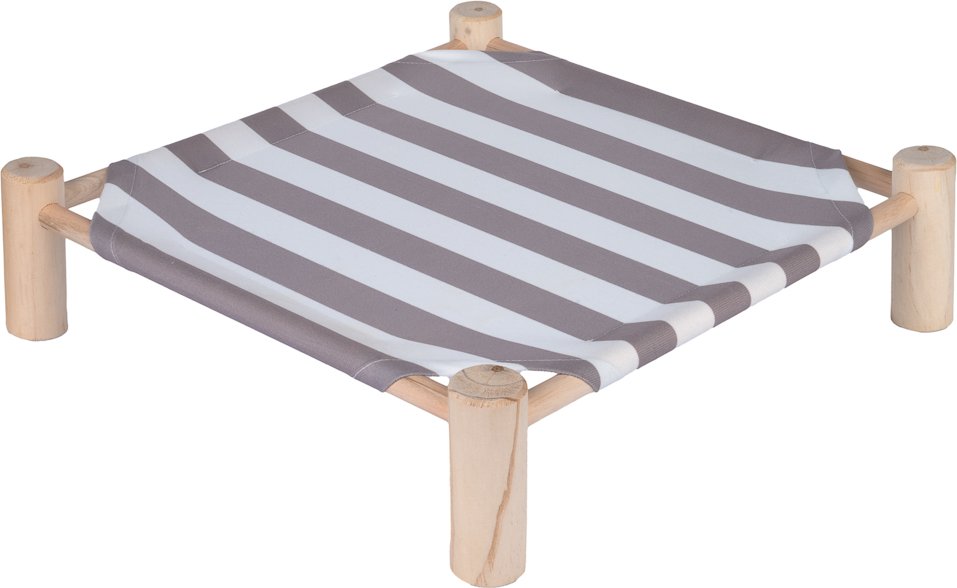 TIAKI Katzenbett Stripes - L 50 x B 50 x H 13 cm