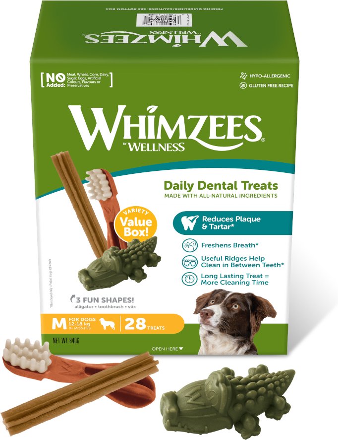 Whimzees by Wellness Mixbox - Sparpaket: 2 x Größe M