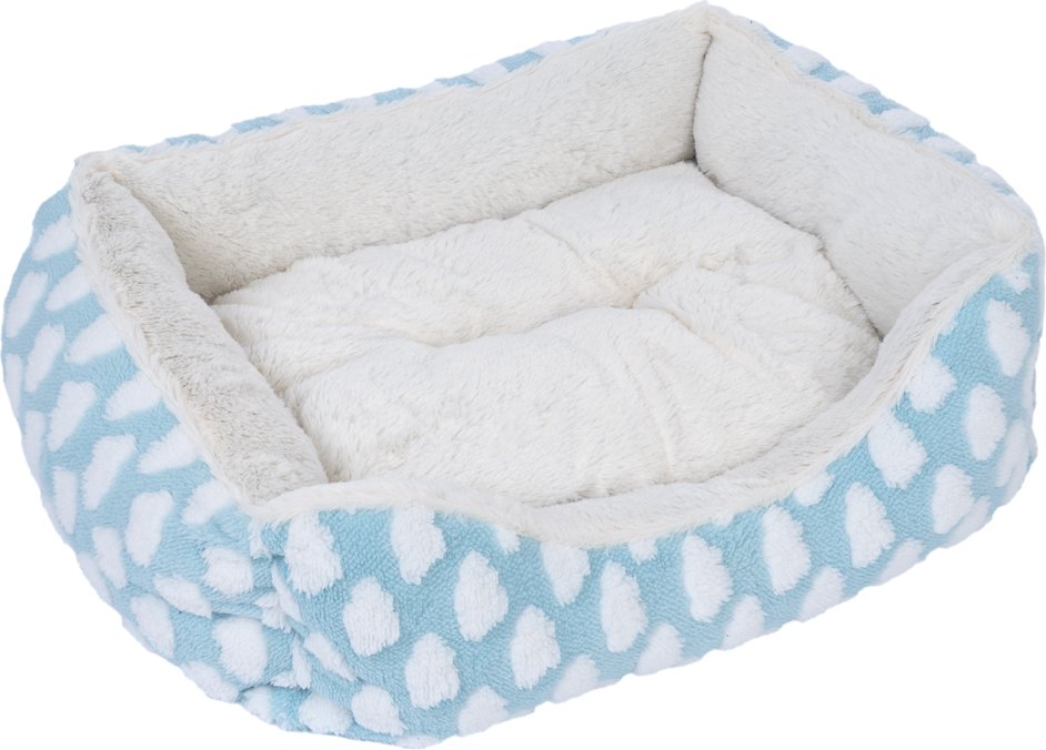 zooplus Basics Kuschelbett Fluffy - blau