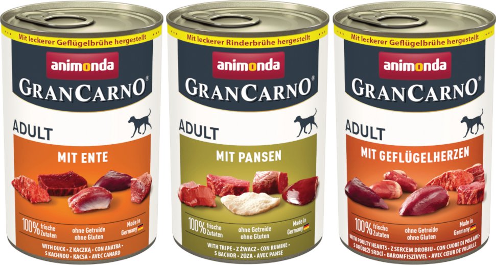 animonda GranCarno Original Adult 6 x 400 g - Mixpaket 2 (3 Sorten)