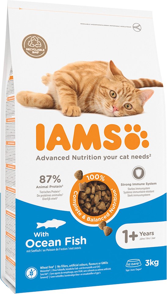 IAMS Advanced Nutrition Adult Cat mit Seefisch - 3 kg