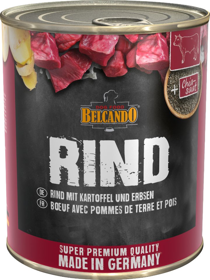 Belcando Super Premium 6 x 800 g - Rind mit Kartoffel & Erbsen