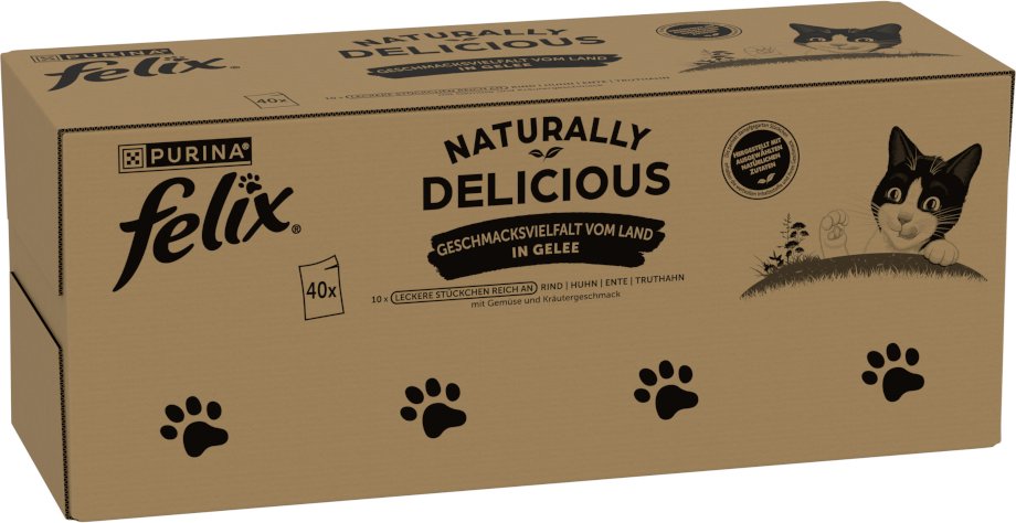 Megapack Felix Naturally Delicious 80 x 80 g - Geschmacksvielfalt vom Land