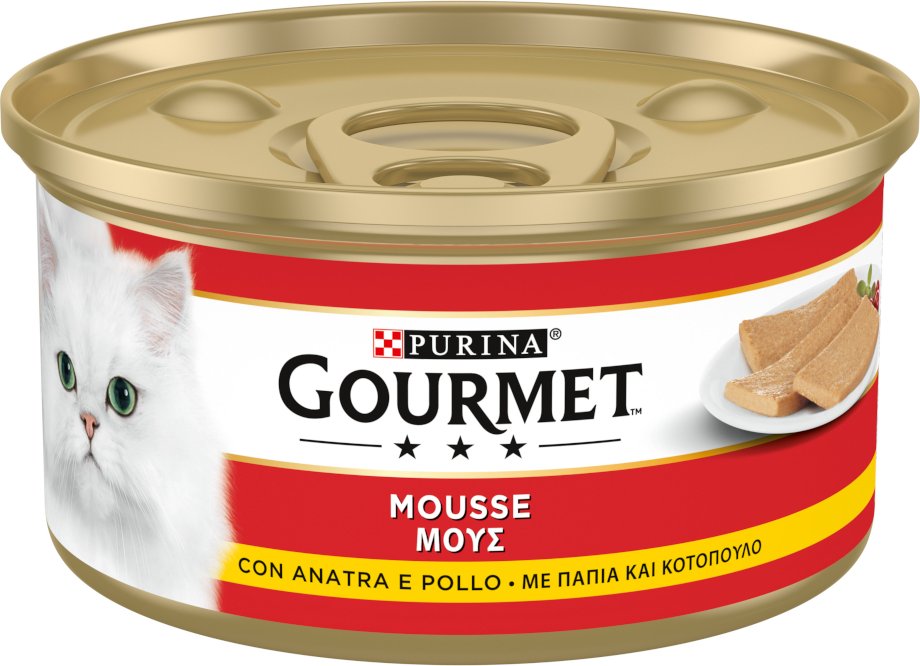 Gourmet Nassfutter 24 x 195 g - Ente & Huhn