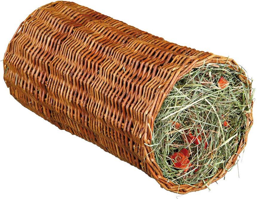 Trixie Weidentunnel mit Heu & Karotte - Ø 20 x H 38 cm, 220 g