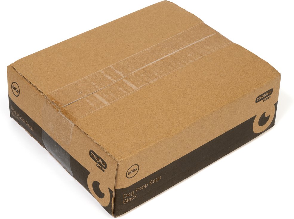 zooplus basics Hundekotbeutel schwarz - 40 Rollen à 15 Beutel (600 Beutel)