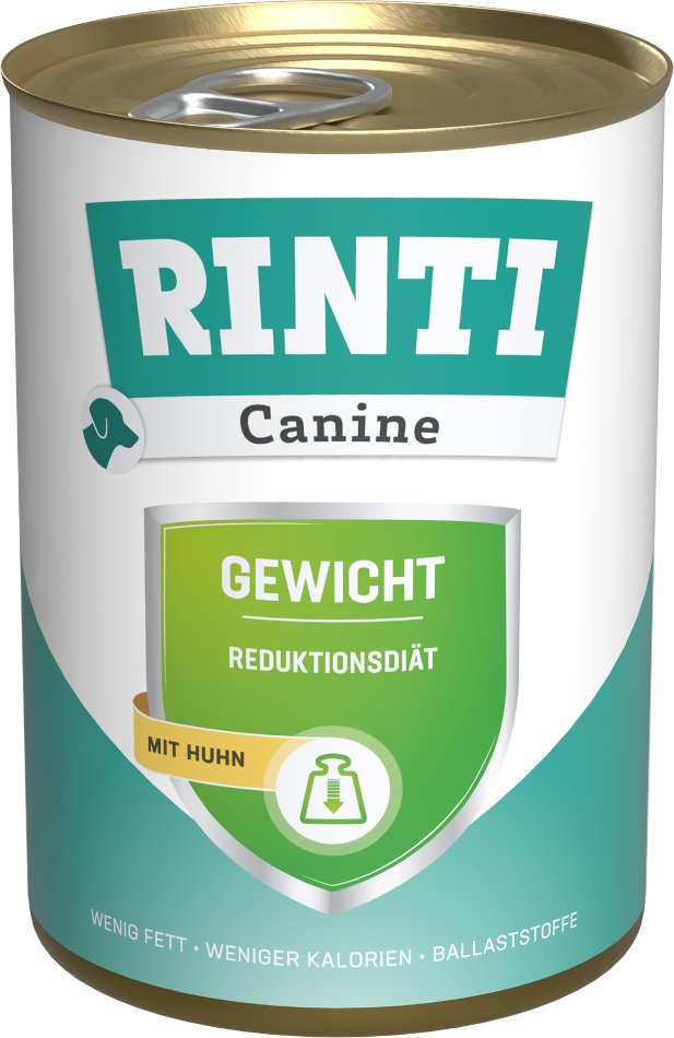 RINTI Canine Gewicht mit Huhn 400 g - 12 x 400 g