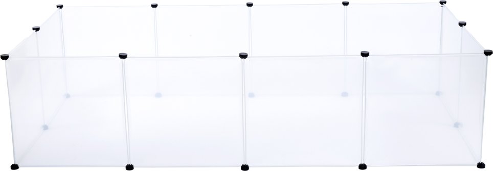 TIAKI Welpenfreilauf aus Kunststoff - 12 Paneele à B 50 x H 50 cm